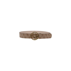 Image 1 : Ceinture Guess femme marron avec motif imprimé sophistiqué, vue d'ensemble — delvale