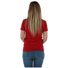 Image 3 : T-shirt rouge Guess femme style décontracté look quotidien — delvale