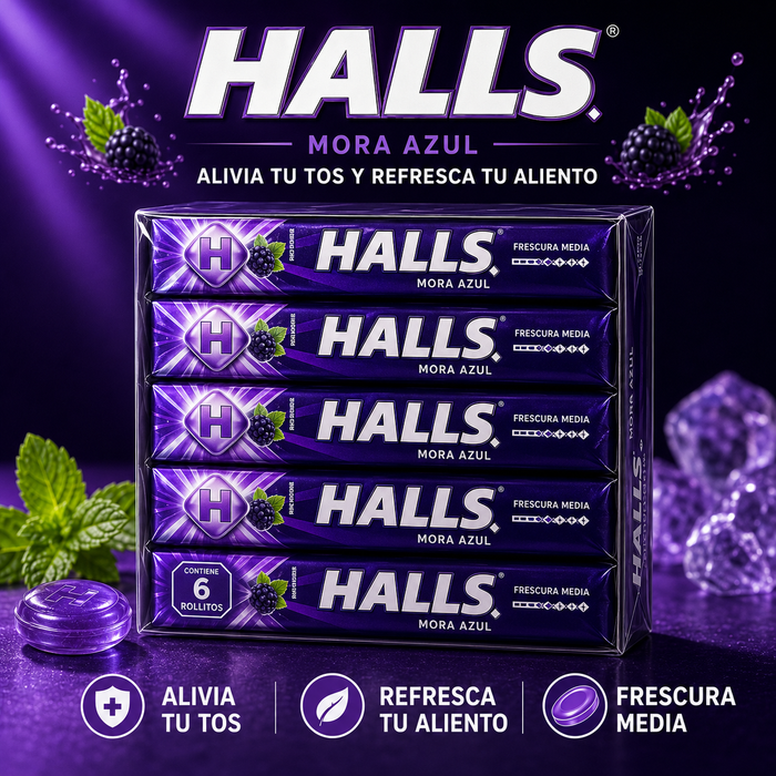 Halls Blueberry Mint Lozenges