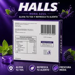 Halls Blackberry Flavor Menthol Candy