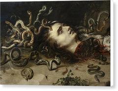 Head of Medusa - Canvas Print