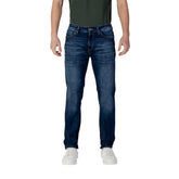 Image 1 : Jean homme Jack & Jones bleu coton organique stretch, vue de face — delvale