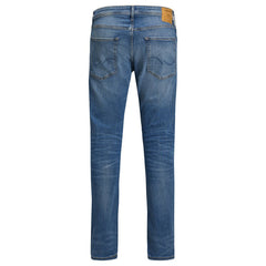 Image 2 : Jean Jack & Jones homme bleu délavé, poches frontales et arrières, matière coton élasthanne — delvale