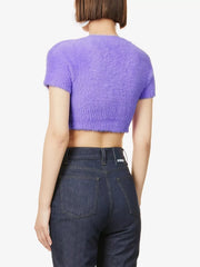 JACQUEMUS Purple La Maille Neve Manches Longues' Cardigan - House Of Huntington