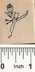 Karate Guy Rubber Stamp 2254D