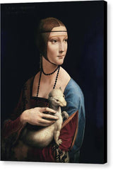 Lady with an Ermine - Canvas Print