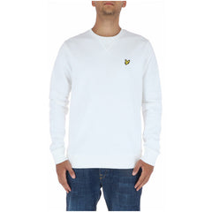 Image 4 : Texture molleton coton sweat col rond Lyle & Scott gris anthracite — Delvale