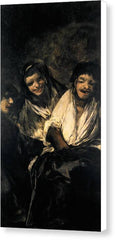 Man Mocked by Two Women - Canvas Print