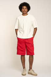 Men's Solid Fleece Heavyweight Cargo Shorts G-Style USA