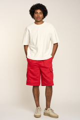 Men's Solid Fleece Heavyweight Cargo Shorts G-Style USA