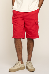 Men's Solid Fleece Heavyweight Cargo Shorts G-Style USA
