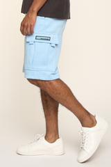 Men's Solid Fleece Heavyweight Cargo Shorts G-Style USA