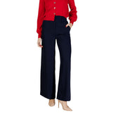 Image 1 : Pantalon bleu Morgan De Toi pour femme avec fermeture zip — delvale