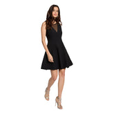 Image 1 : Robe noire sans manches Morgan De Toi col rond pour femme — delvale