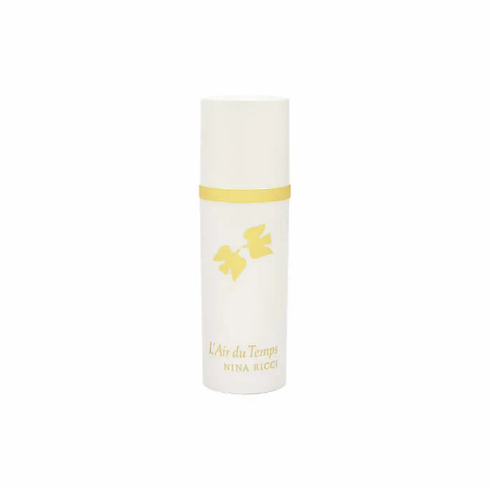 Image 1 : Flacon vaporisateur Nina Ricci L'Air du Temps Eau de Toilette 30ml, blanc avec bandeau doré et motif colombes dorées — Delvale