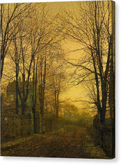 October After Glow 1 - Canvas Print