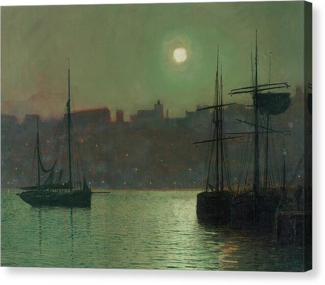 Old Scarborough - Canvas Print