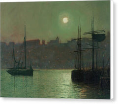 Old Scarborough - Canvas Print