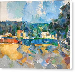 On the Banks of a River - Canvas Print