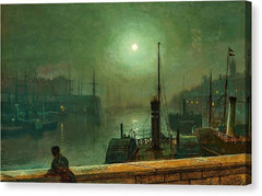 On the Clyde, Glasgow - Canvas Print