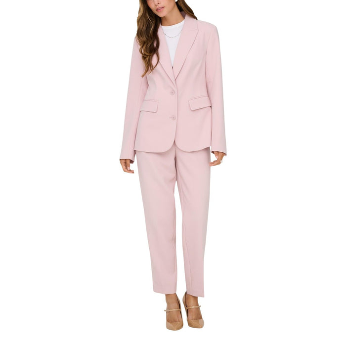 Image 1 : Veste rose Only femme avec col revers et boutons, coupe élégante — delvale