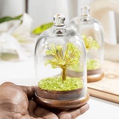 Peridot Healing Crystal Dome Tree | Crystal tree | chips tree