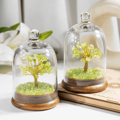 Peridot Healing Crystal Dome Tree | Crystal tree | chips tree