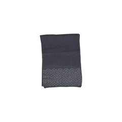 Image 2 : Écharpe Pieces gris avec impression motifs, détail texture polyester nylon viscose — Delvale