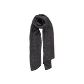 Image 1 : Echarpe Pieces femme noire en polyester lurex avec reflets métallisés — delvale