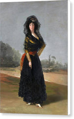 Portrait of the Duchess of Alba - Canvas Print