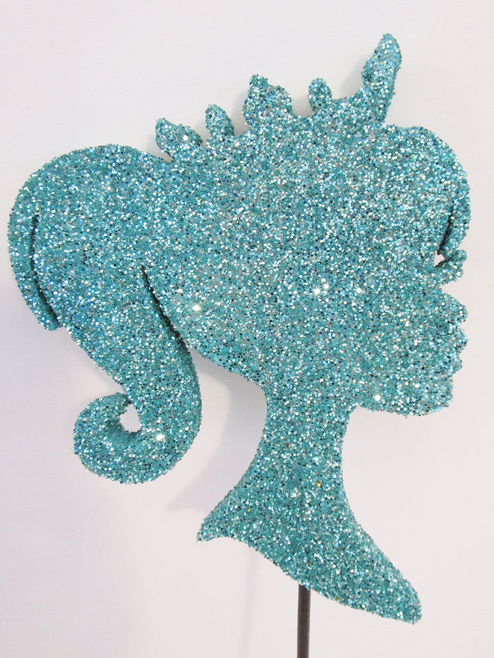 Princess Head Silhouette Cutout - Designs by Ginny