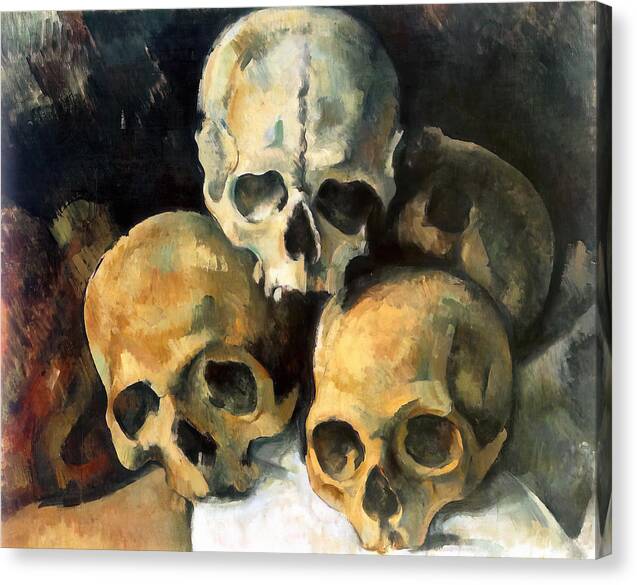 Pyramid of Skulls - Canvas Print