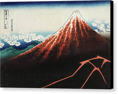 Rainstorm Beneath the Summit - Canvas Print