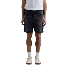 Image 1 : Bermudas Replay homme gris en coton stretch avec fermeture zip — Delvale