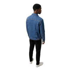 Image 3 : Veste Replay homme bleue en coton vue d'ensemble style décontracté — Delvale