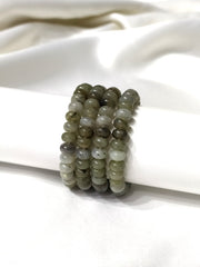 Rondelle Beads Labradorite Bracelets, Healing Crystal Bracelets.
