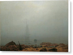 Seashore in the Fog - Canvas Print