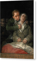 Self-portrait with Dr. Arrieta - Canvas Print