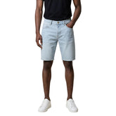 Short en jean Antony Morato homme bleu clair – vue portée de face look complet
