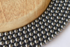 Shungite Elite Beads, Natural Round Crystal Beads 4mm to 10mm