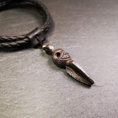 Skull Phurba - 1.77" - Tibetan Buddhist art, view 4