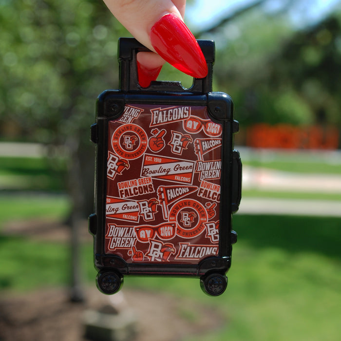 Spirit BGSU Luggage Bottle Opener Magnet