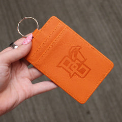 Spirit Peekaboo Milanese PU Orange ID Card Case