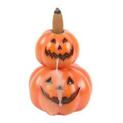 Stacked Pumpkins Halloween Backflow Incense Burner