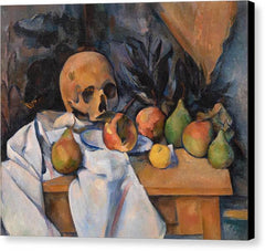 Still Life with Skull - Canvas Print