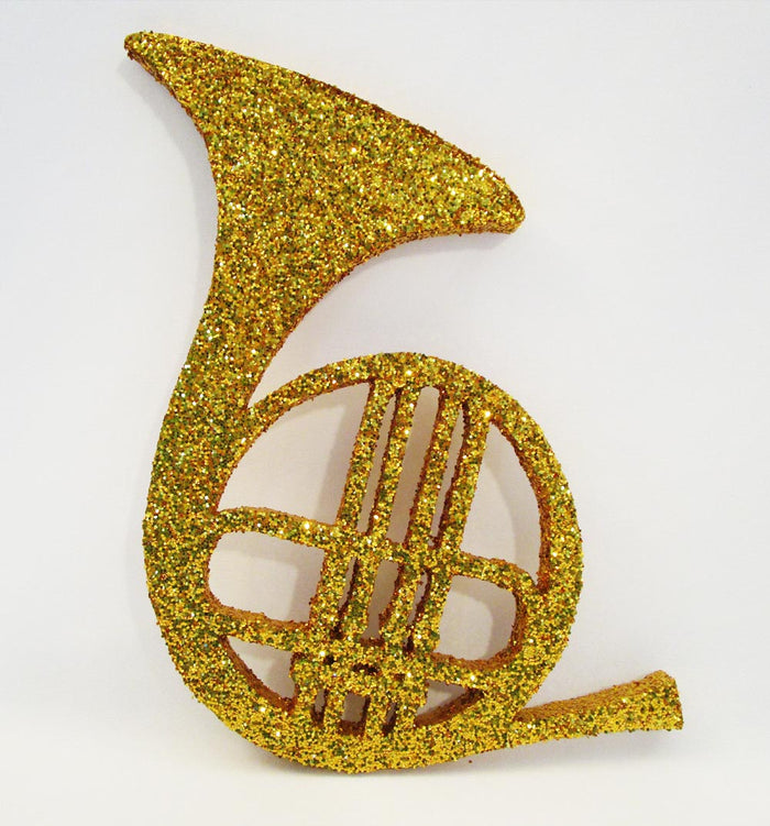 Styrofoam French Horn cutout - Designs by Ginny