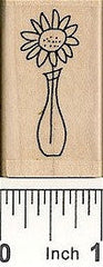 Sunflower Vase 2 Rubber Stamp 2511D