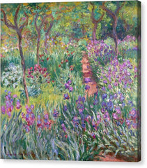 The Artist's Garden in Giverny - Canvas Print