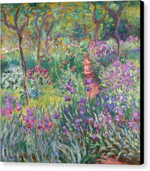 The Artist's Garden in Giverny - Canvas Print