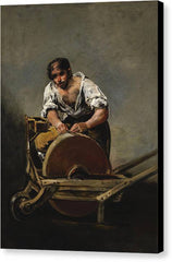 The Knifegrinder - Canvas Print